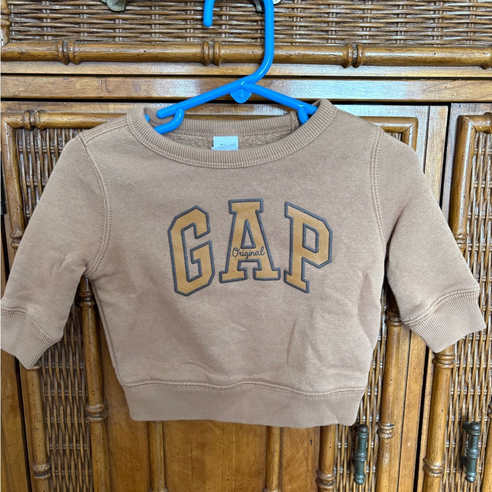 GAP Kids Tan Logo Sweatshirt